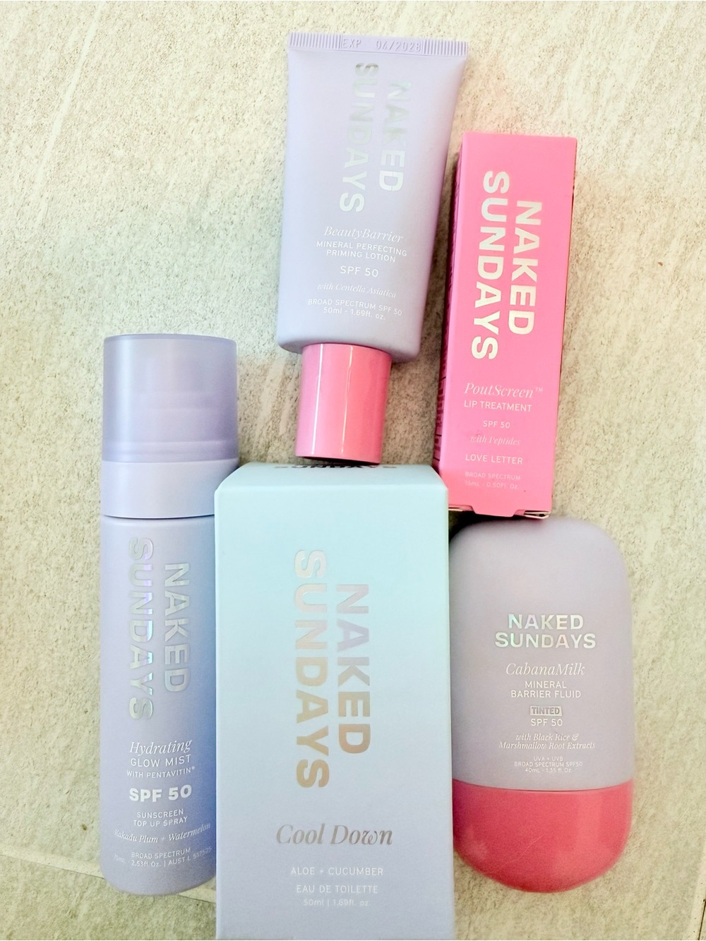 Huge naked sundays Skincare & suncare Bundle (5) $180 retail insane deal !!